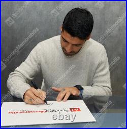 Framed Luis Suarez Signed Liverpool Shirt 2019-2020, Number 7 Autograph