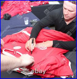 Framed Michael Owen Signed Liverpool Shirt 1998 Panoramic Autograph