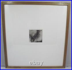 Framed Miriam Robinson Original Charcoal Drawing Abstract Picture