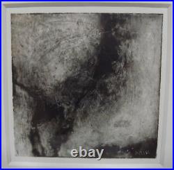 Framed Miriam Robinson Original Charcoal Drawing Abstract Picture