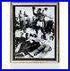 Framed Muhammad Ali Signed Photo Standing Over The Beatles Autograph