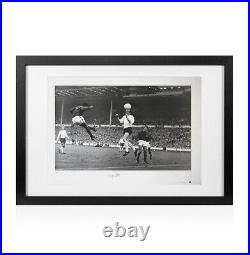 Framed Nobby Stiles Signed Autographed Picture Header Autograph
