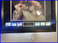 Framed Patrick Swayze and Jennifer Grey Hand Signed Framed Photo Dirty Dancing