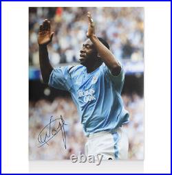 Framed Paulo Wanchope Signed Manchester City Photo Autograph