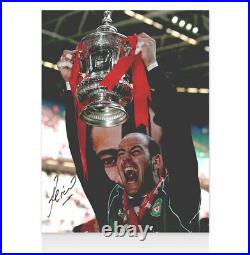 Framed Pepe Reina Signed Liverpool Photo FA Cup Winner Autograph
