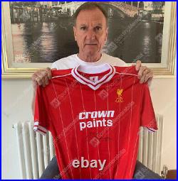 Framed Phil Thompson Signed Liverpool Shirt 1982 Autograph Jersey