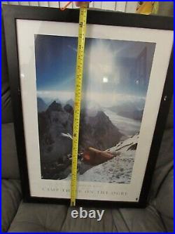 Framed & Signed Chris Bonnington Mountain Photo The Hispar Pass by Doug Scott