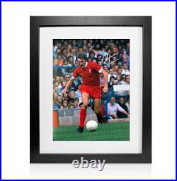 Framed Steve Heighway Signed Liverpool Photo Liverpool Legend Autograph