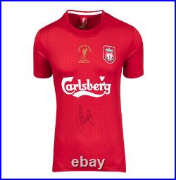 Framed Steven Gerrard & Jamie Carragher Signed Liverpool Shirts Dual Framed