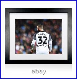 Framed Wayne Rooney Signed Derby County Photo Rooney 32 Autograph