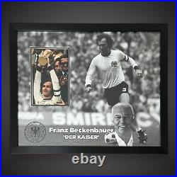 Franz Beckenbaur Very Rare Legendary German Captain Signed Framed Photo £399