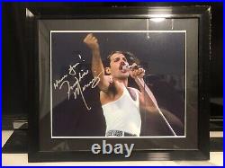 Freddie Mercury signed autographed photo 8x10 framed COA