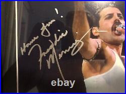 Freddie Mercury signed autographed photo 8x10 framed COA