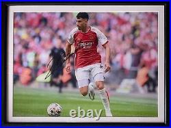 Gabriel Martinelli Signed Autograph Photo in Frame