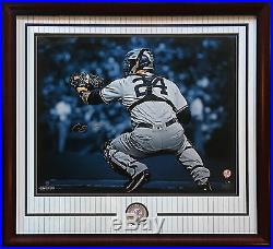 Gary Sanchez signed 16x20 photo framed Yankees coin autograph Steiner COA
