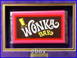 Gene Wilder / Willy Wonka Kids Signed Golden Ticket 8x10 Framed Collage PSA Auto
