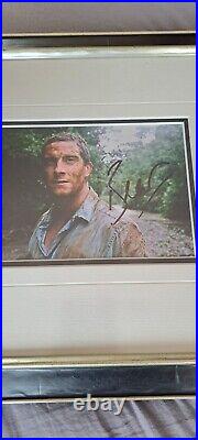 Genuine Bear Grylls Signed Framed Photo With Coa