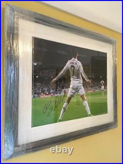 Genuine Signed Christiano Ronaldo Real Madrid, CR7, Autographed Framed Photo