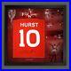 Geoff Hurst Signed And Framed Player Red T-Shirt In A Picture Mount Display B