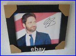 Gerard Butler Excellent Hand Signed Photograph (8x10) Framed With CoA