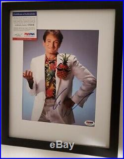 Good Will Hunting Robin Williams signed 8x10 Photo PSA DNA (Framed)
