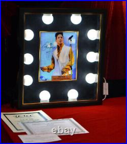 Great PRINCE Signed AUTOGRAPH PHOTO, Lighted Frame, UACC, COA, Rogers Nelson