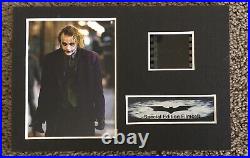 HEATH LEDGER CHRISTIAN BALE + ECKHART Signed Photos The Dark Knight FRAMED COA