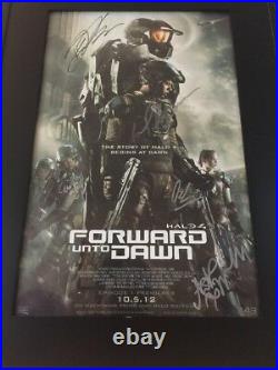 Halo 4 Movie Poster FRAMED and SIGNED Memorabilia