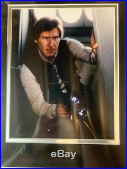 Harrison Ford Autograph Signed Star Wars Collage Photo Framed JSA Full Letter