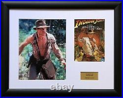Harrison Ford / Indiana Jones / Signed Photo / Autograph / Framed / COA