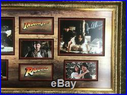 Harrison Ford & Karen Allen Signed Indiana Jones Custom Framed FREE SHIP JSA COA