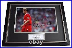 Harry Kewell Signed Framed Photo Autograph 16x12 display Liverpool Football COA