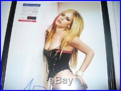 Head Above Water Avril Lavigne signed 12x18 Photo PSA DNA (Framed)