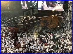 Heat LeBron James Authentic Signed Framed 20x24 Photo Autographed UDA #BAM15056