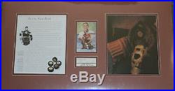 Hockey TERRY SAWCHUK autograph/auto/signed cut matted ready 2 frame RARE PSA/DNA