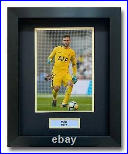 Hugo Lloris Hand Signed Framed Photo Display Tottenham Autograph Football