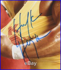 Hulk Hogan RARE Signed Autographed Custom Framed Photo Picture 18x22 WCW WWE