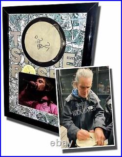 Ian Brown Signed Framed Photo Stone Roses Tamborine & Proof