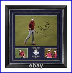 Ian Poulter Signed & Framed 16X12 Photo Ryder Cup Private SIGNING AFTAL COA (A)