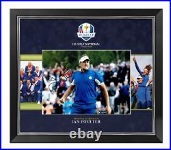 Ian Poulter Signed & Framed 16X12 Photo Ryder Cup Private SIGNING AFTAL COA (I)
