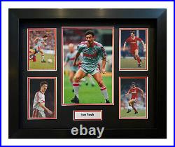 Ian Rush Hand Signed Framed Photo Display Liverpool Football Autograph