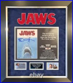 JAWS Richard Dreyfuss Signed 14x11 Photo Framed AFTAL, UACC ACOA Authenticated