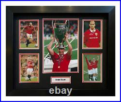 Jaap Stam Hand Signed Framed Photo Display Manchester United Autograph 1