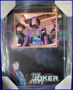 Jack Nicholson Signed 8x10 Custom Framed Joker Batman Photo JSA LOA PSA BAS