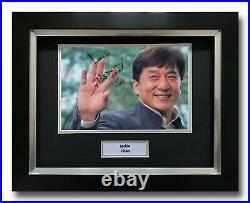 Jackie Chan Hand Signed Framed Photo Display Film Autograph