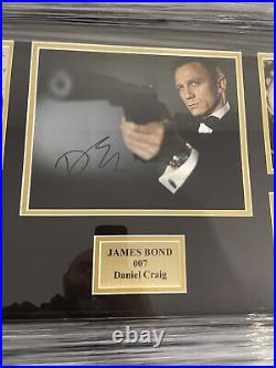 James Bond Daniel Craig Signed Picture Framed