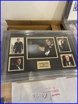 James Bond Daniel Craig Signed Picture Framed
