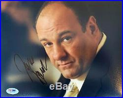 James Gandolfini Signed Sopranos Photo Custom Framed Display FREE SHIP PSA COAS