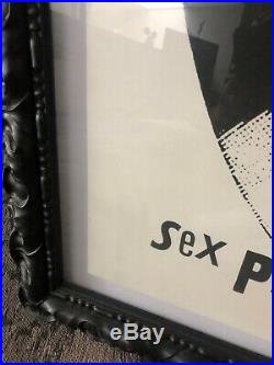 Jamie reid signed Sex Pistols God Save The Queen Framed Picture