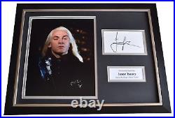 Jason Isaacs SIGNED FRAMED Photo Autograph 16x12 display Harry Potter AFTAL COA